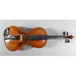 Violine 1960er Jahre, Kopie nach Stainer, Ahorn und Fichte, guter Zustand, L Korpus 35,5 cm.