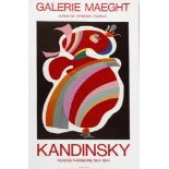 Prof. Wassili Kandinsky, Ausstellungsplakat Plakat der Ausstellung "Kandinsky Periode Parisienne