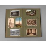 Ansichtskartenalbum Sachsen um 1900 bis um 1935, ca. 187 topographische Ansichtskarten, darunter
