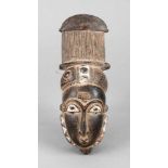 Kleine Gesichtsmaske Elfenbeinküste 20. Jh., den Yaure zugeschrieben, weiches Tropenholz, fein