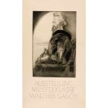 Hanna Claus, Plakat Meisterklasse Gasch Austellungsplakat der Meisterklasse Walther Gasch,