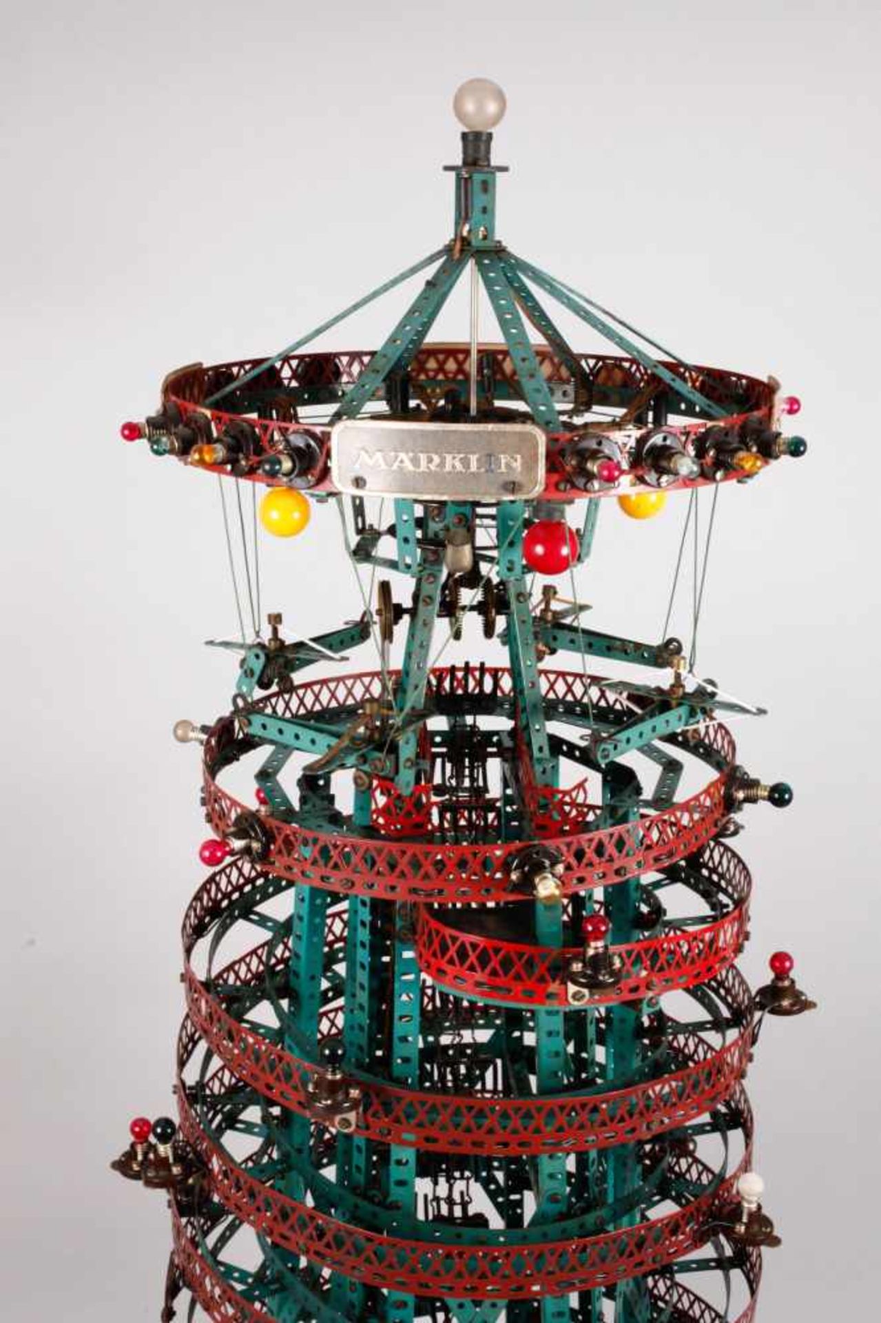 Märklin großer Ballturm um 1930, als Schaufenstermodell für Spielzeuggeschäfte von der Firma Märklin - Bild 2 aus 7