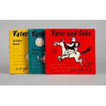 Konvolut Vater und Sohn 3. Bde., Südverlag Konstanz, 1. Bd. 1949, 2. Bd. 1961, 3. Bd. 1952, Format