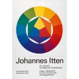 Ausstellungsplakat Johannes Itten 1973, anlässlich der Ausstellung des Kunstvereins Ulm im