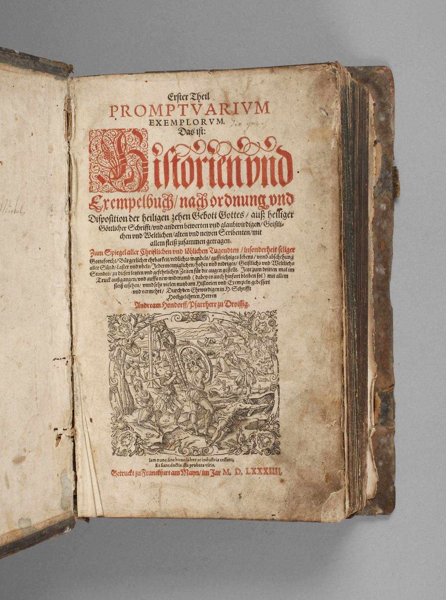 Promptuarium ExemplorumDas ist Historien- und Exempelbuch, nach Ordnung und Disposition der Heiligen