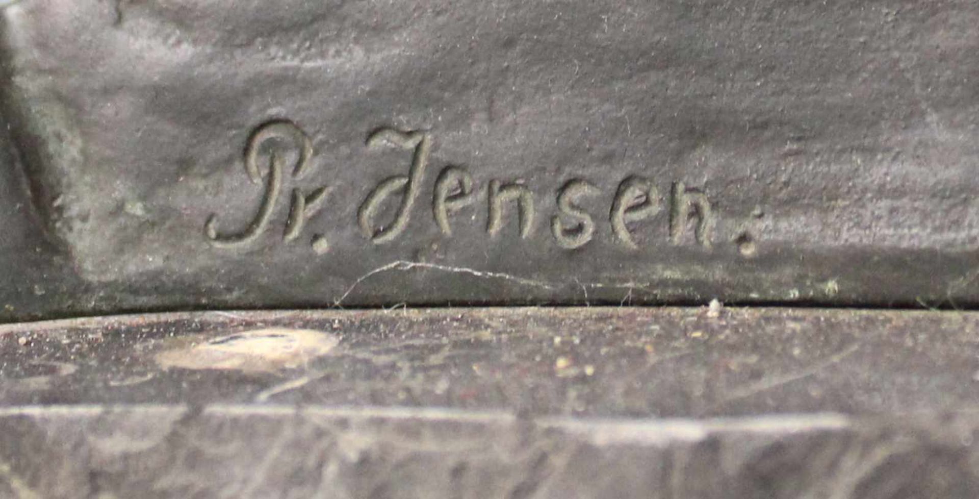 Peder JENSEN (1892-?). Adler. 46 cm hoch. Skulptur, hinten am Sockel signiert. Peder JENSEN ( - Bild 4 aus 7