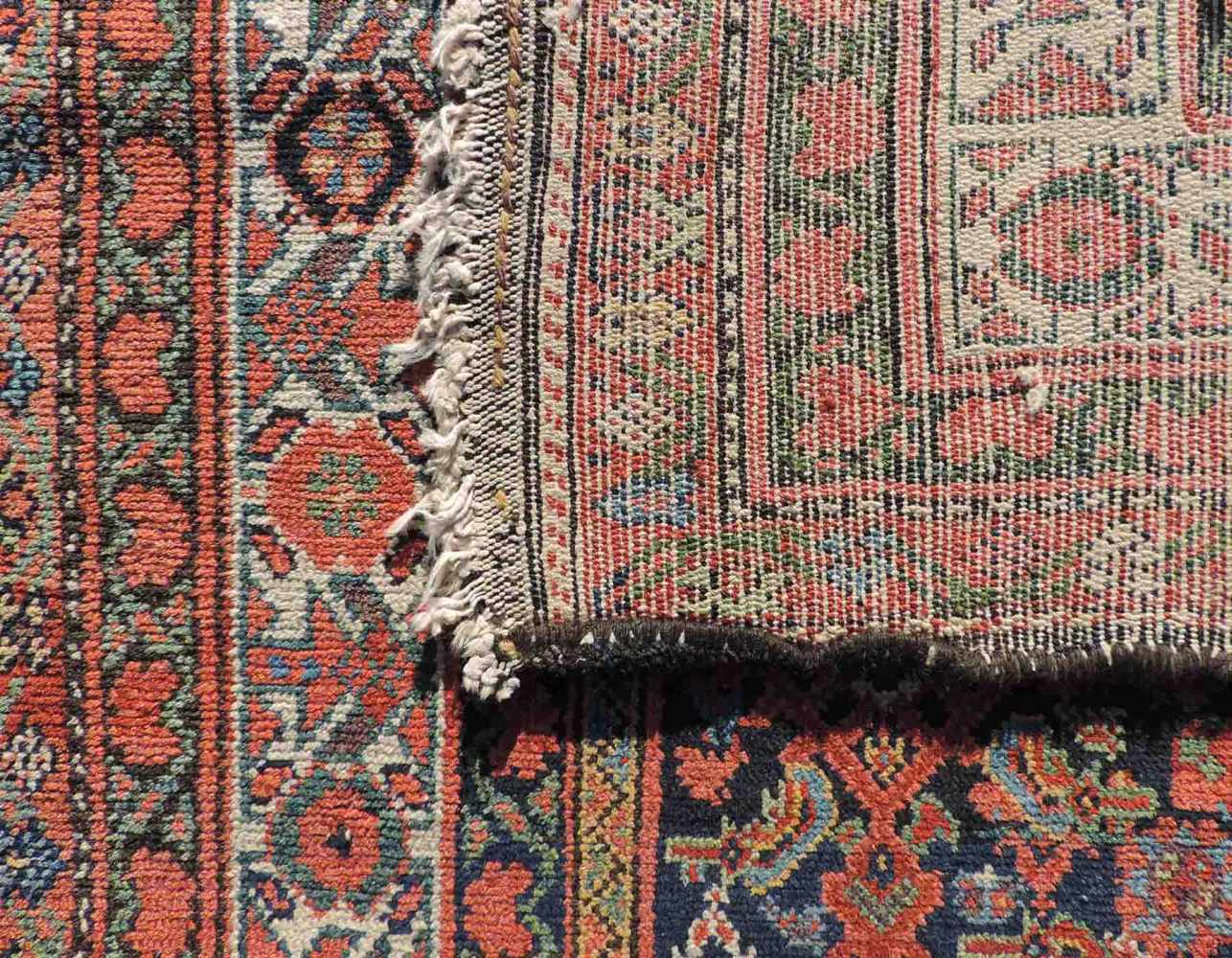 Malayer Galerie Perserteppich. Iran, antik um 1880. 307 cm x 103 cm. Handgeknüpft. Wolle auf - Image 9 of 9