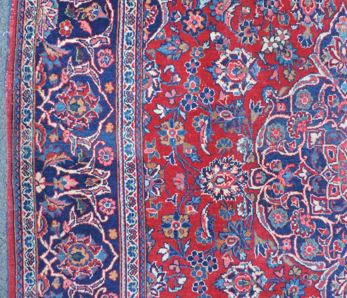 Keschan, Orientteppich, feine Knüpfung. 210 cm x 135 cm. Handgeknüpft. Oriental rug, Keschan, - Image 4 of 9