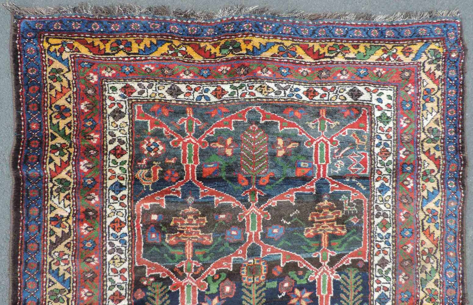 Luri Bachtiari Kelly. Perserteppich. Iran, antik, spätes 19. Jahrhundert. 290 cm x 129 cm. Wolle auf - Image 4 of 6
