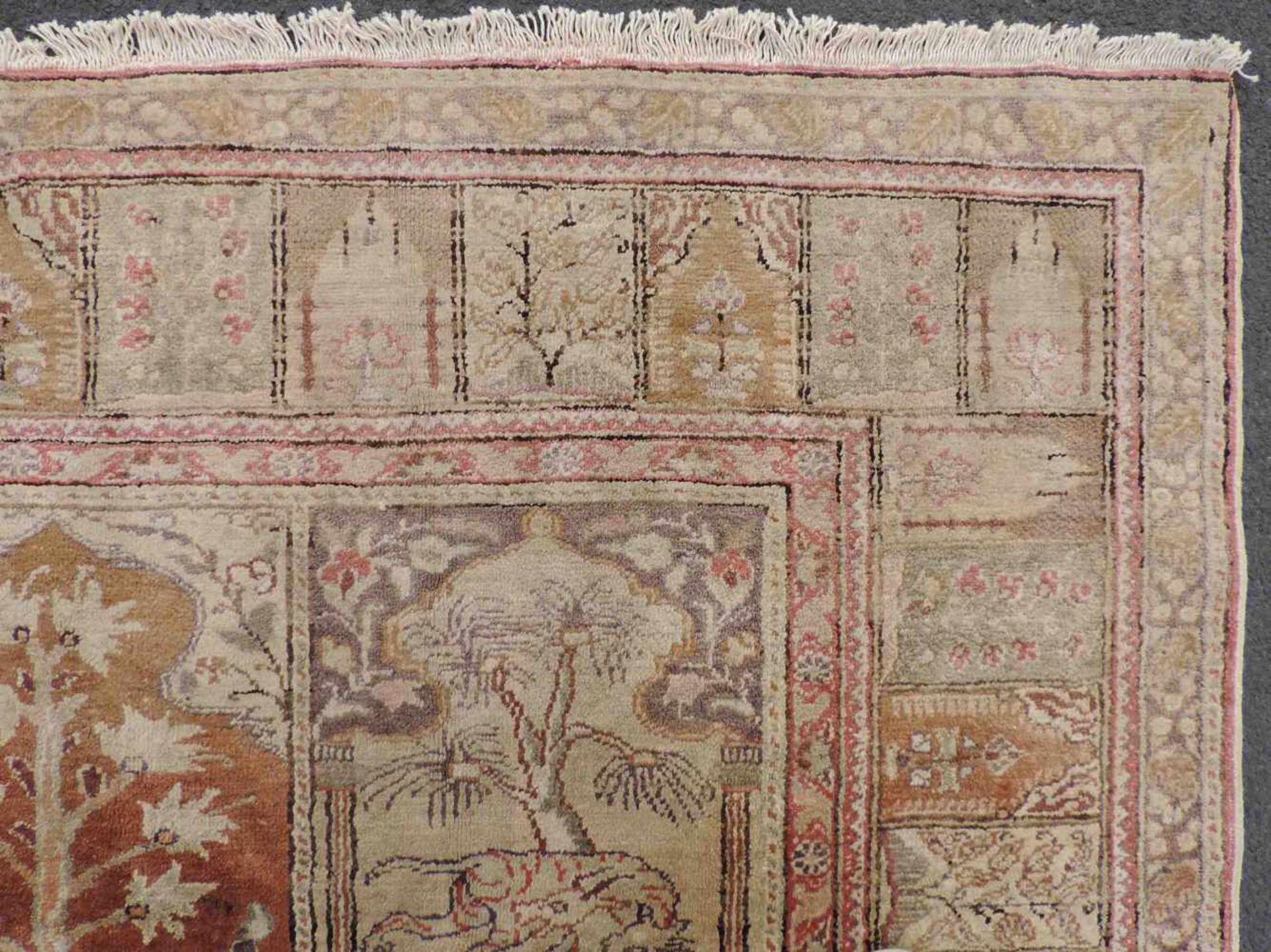 Kayserie Felderteppich. Türkei. Alt, Mitte 20. Jahrhundert. 288 cm x 202 cm. Orientteppich, - Bild 7 aus 9
