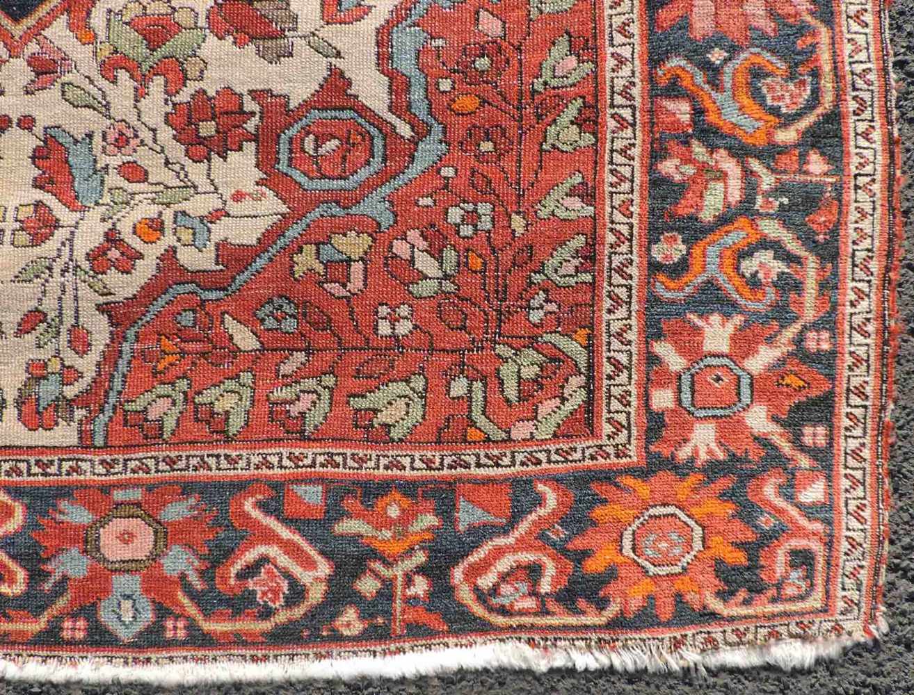 Saruk Ferraghan, Dorfteppich. Persien. Iran, antik, um 1890. 154 cm x 102 cm. Handgeknüpft. Wolle - Image 3 of 9