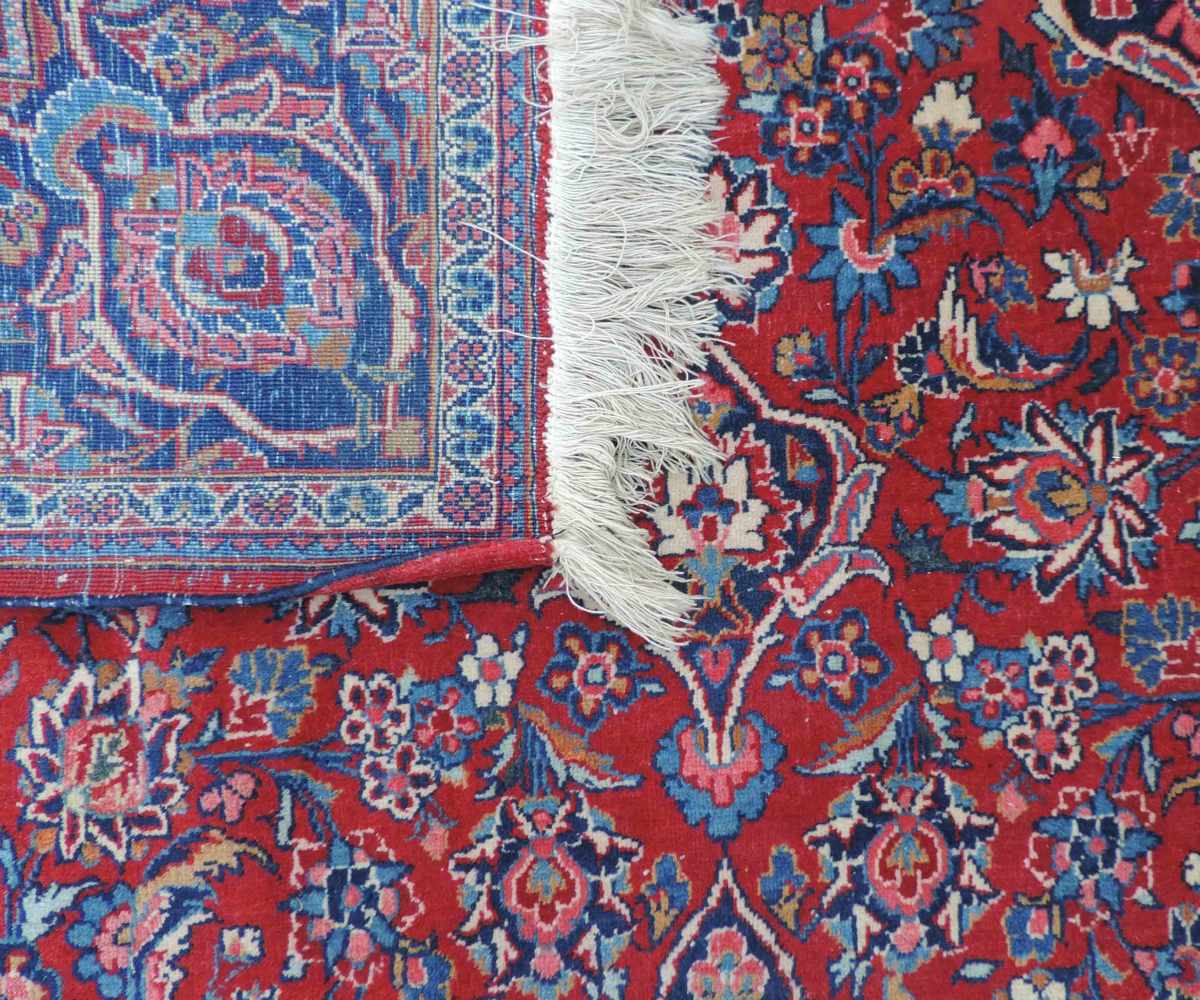 Keschan, Orientteppich, feine Knüpfung. 210 cm x 135 cm. Handgeknüpft. Oriental rug, Keschan, - Image 7 of 9