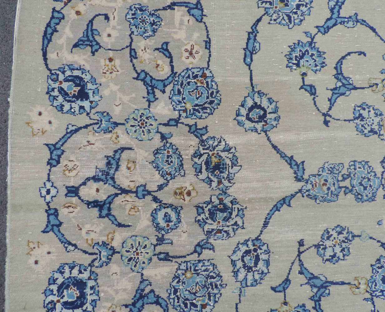 Keschan. Perserteppich. Iran. 337 cm x 208 cm. Handgeknüpft. Wolle auf Baumwolle. Kashan. Persian - Image 4 of 9