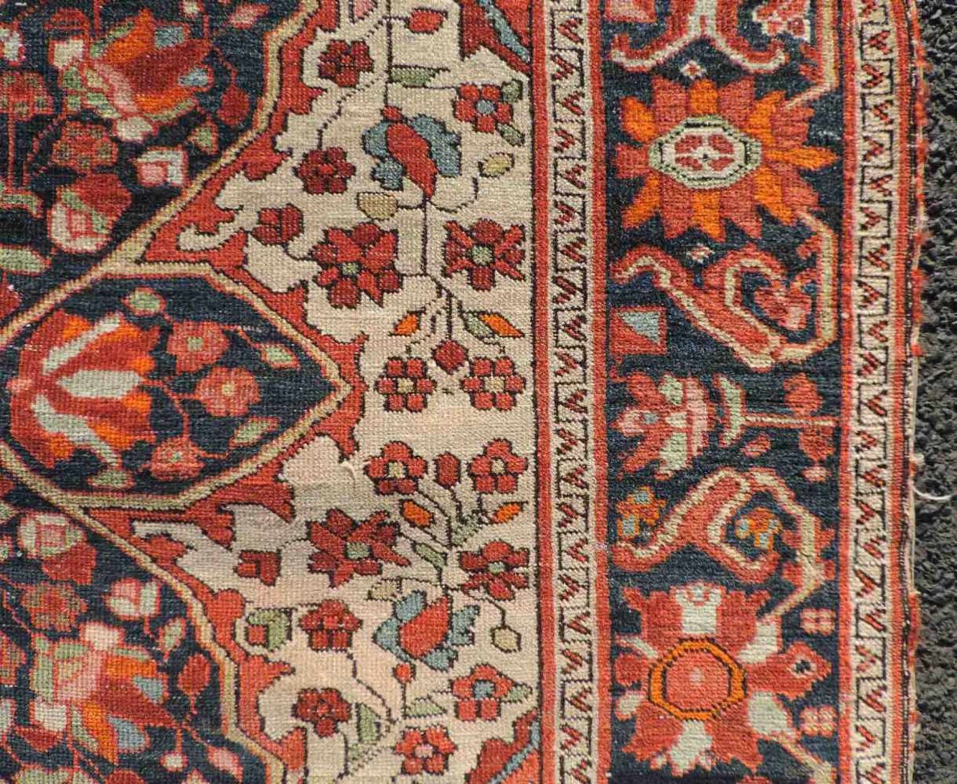 Saruk Ferraghan, Dorfteppich. Persien. Iran, antik, um 1890. 154 cm x 102 cm. Handgeknüpft. Wolle - Bild 5 aus 9