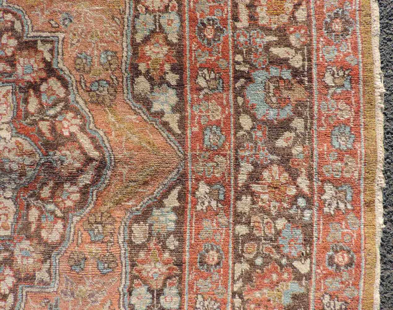 Täbris "Hadj Jalilli" Perserteppich. Iran, antik, um 1900. 160 cm x 124 cm. Handgeknüpft. Wolle - Image 5 of 9