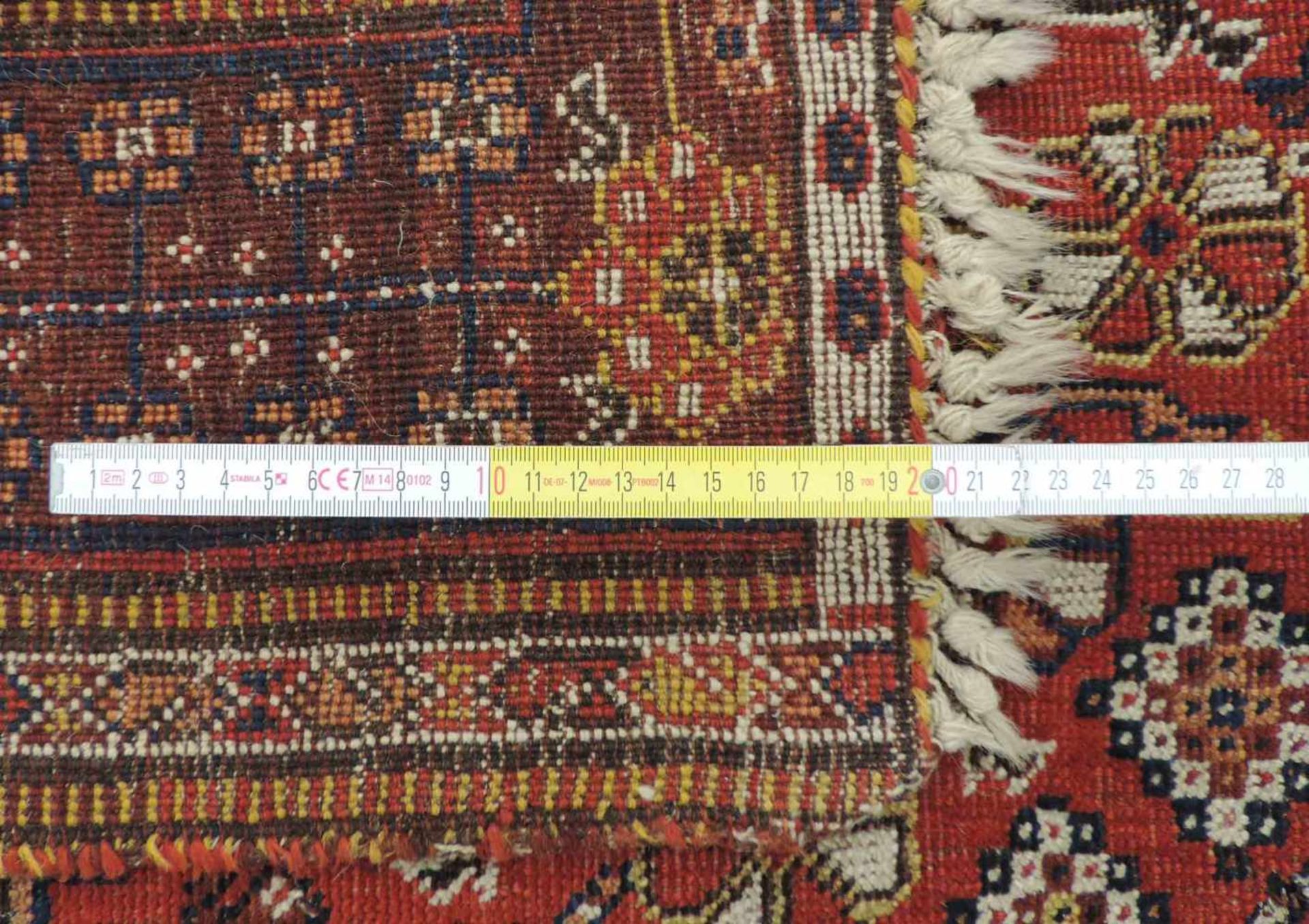 Gashgai, Perserteppich. Iran, alt um 1920. 260 cm x 170 cm. Orientteppich, handgeknüpft. Wolle auf - Bild 9 aus 9