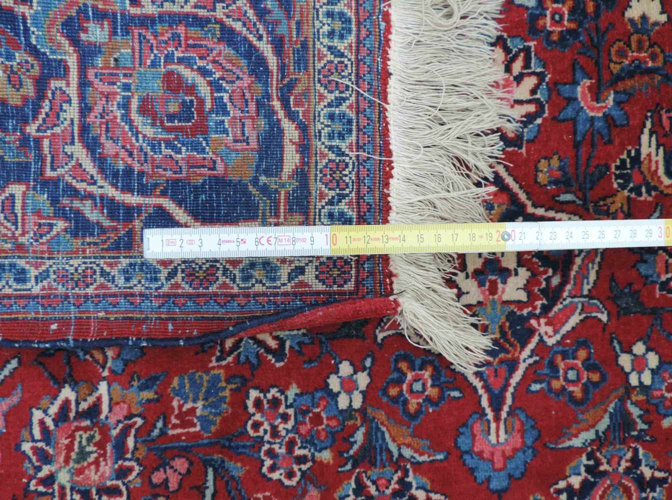 Keschan, Orientteppich, feine Knüpfung. 210 cm x 135 cm. Handgeknüpft. Oriental rug, Keschan, - Image 8 of 9