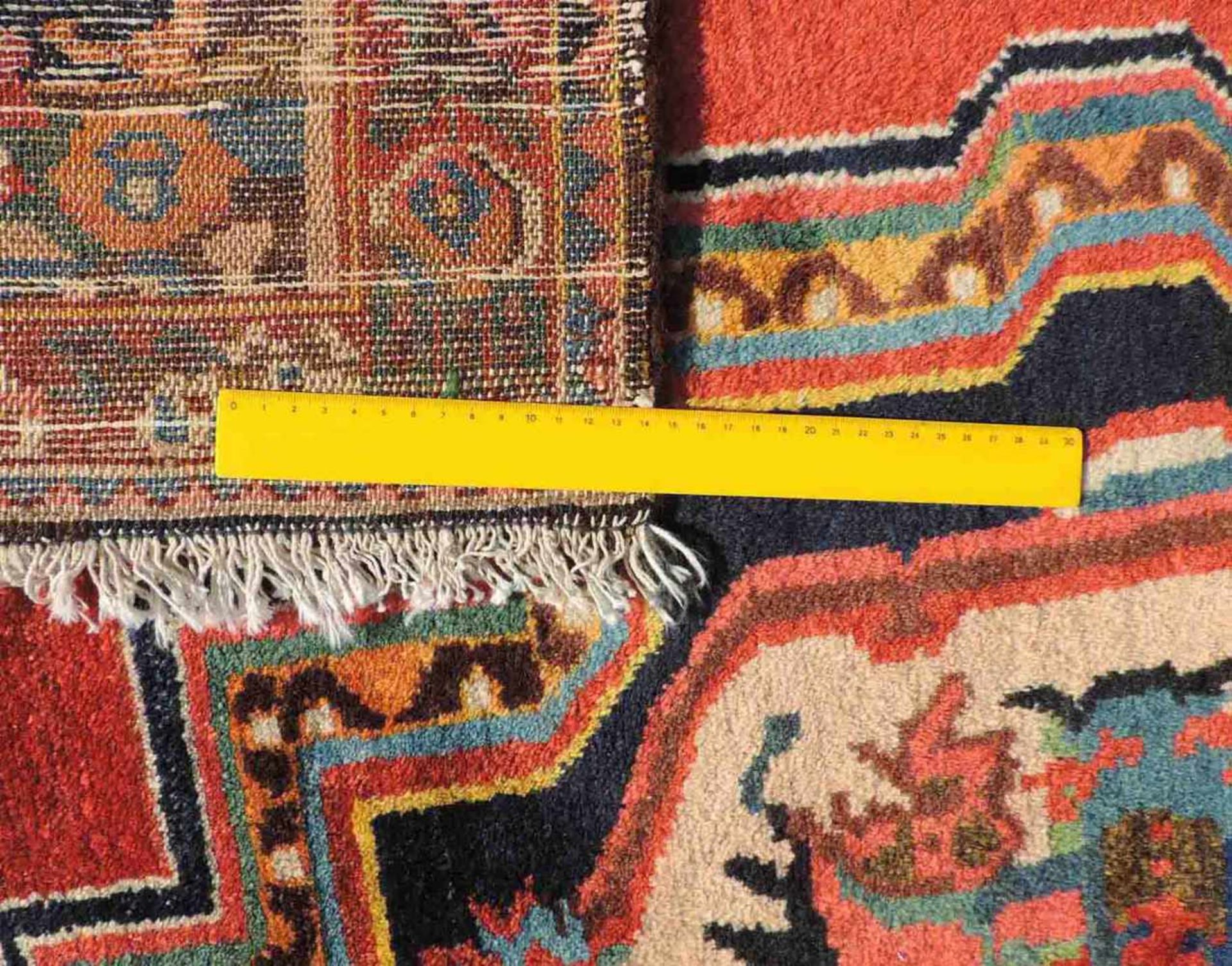 Bachtiar Perserteppich. Iran, alt um 1940. Gul Farang Muster. 300 cm x 164 cm. Handgeknüpft. Wolle - Bild 9 aus 9