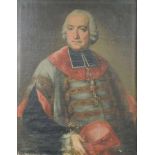 UNSIGNIERT (XVIII). Portrait des Karl Friedrich Wilhelm von Erthal, 1777. 95 cm x 73,5 cm.