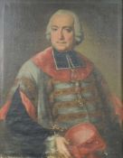 UNSIGNIERT (XVIII). Portrait des Karl Friedrich Wilhelm von Erthal, 1777. 95 cm x 73,5 cm.