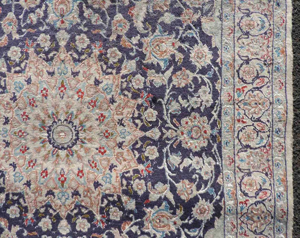 Nain Perserteppich. Saronin. Iran. Sehr feine Knüpfung. 143 cm x 91cm. Handgeknüpft. Korkwolle mit - Image 5 of 9