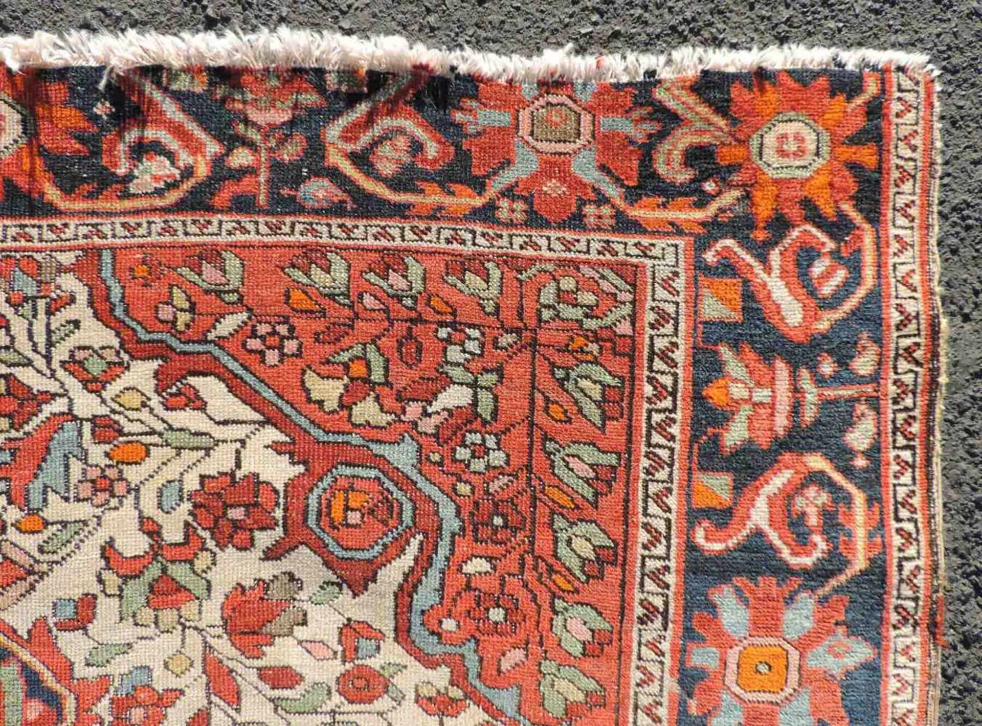 Saruk Ferraghan, Dorfteppich. Persien. Iran, antik, um 1890. 154 cm x 102 cm. Handgeknüpft. Wolle - Bild 7 aus 9
