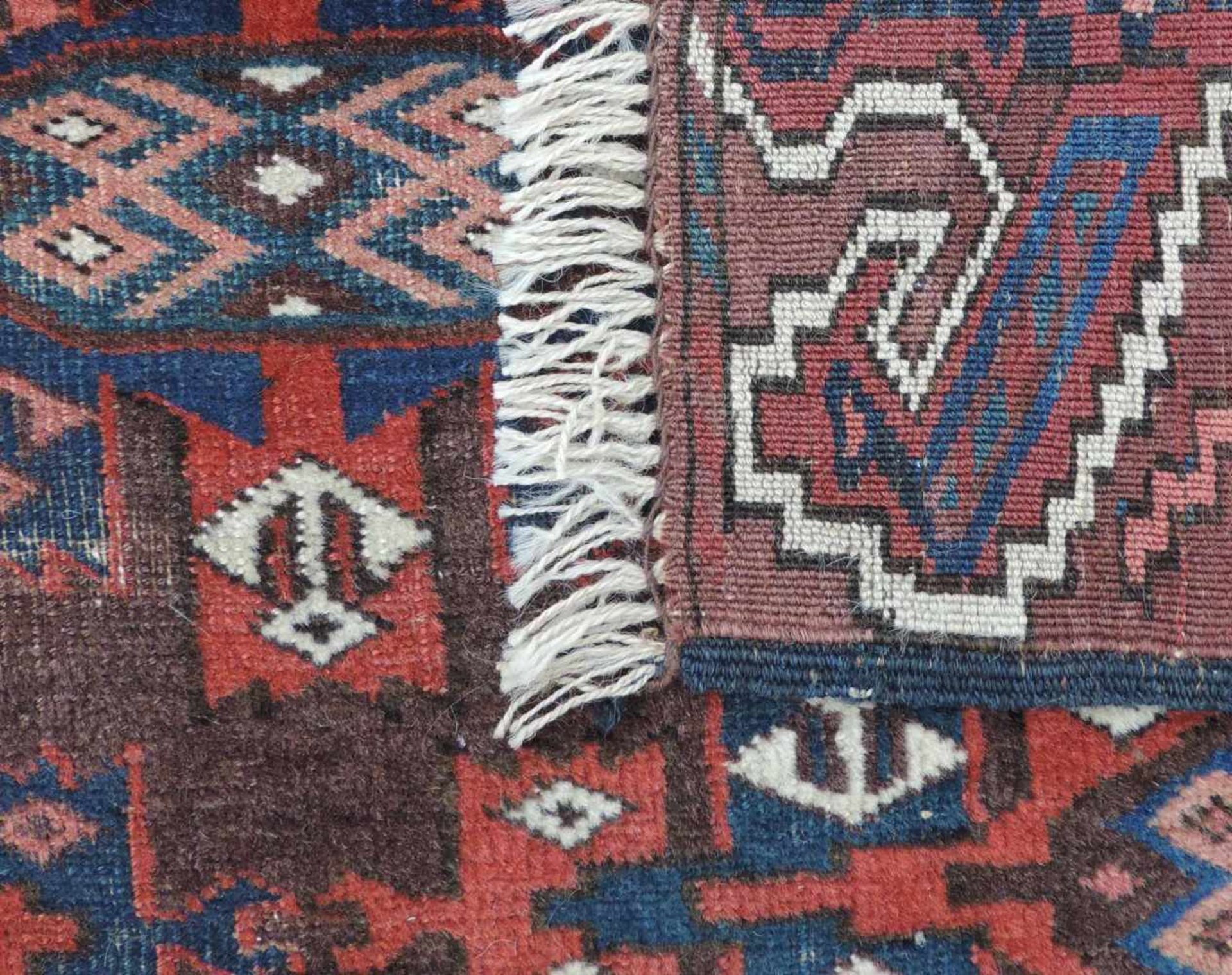 Jomud Hauptteppich. Turkmenistan. Antik, um 1900. 318 cm x 186 cm. Stammesteppich, handgeknüpft. - Bild 8 aus 9