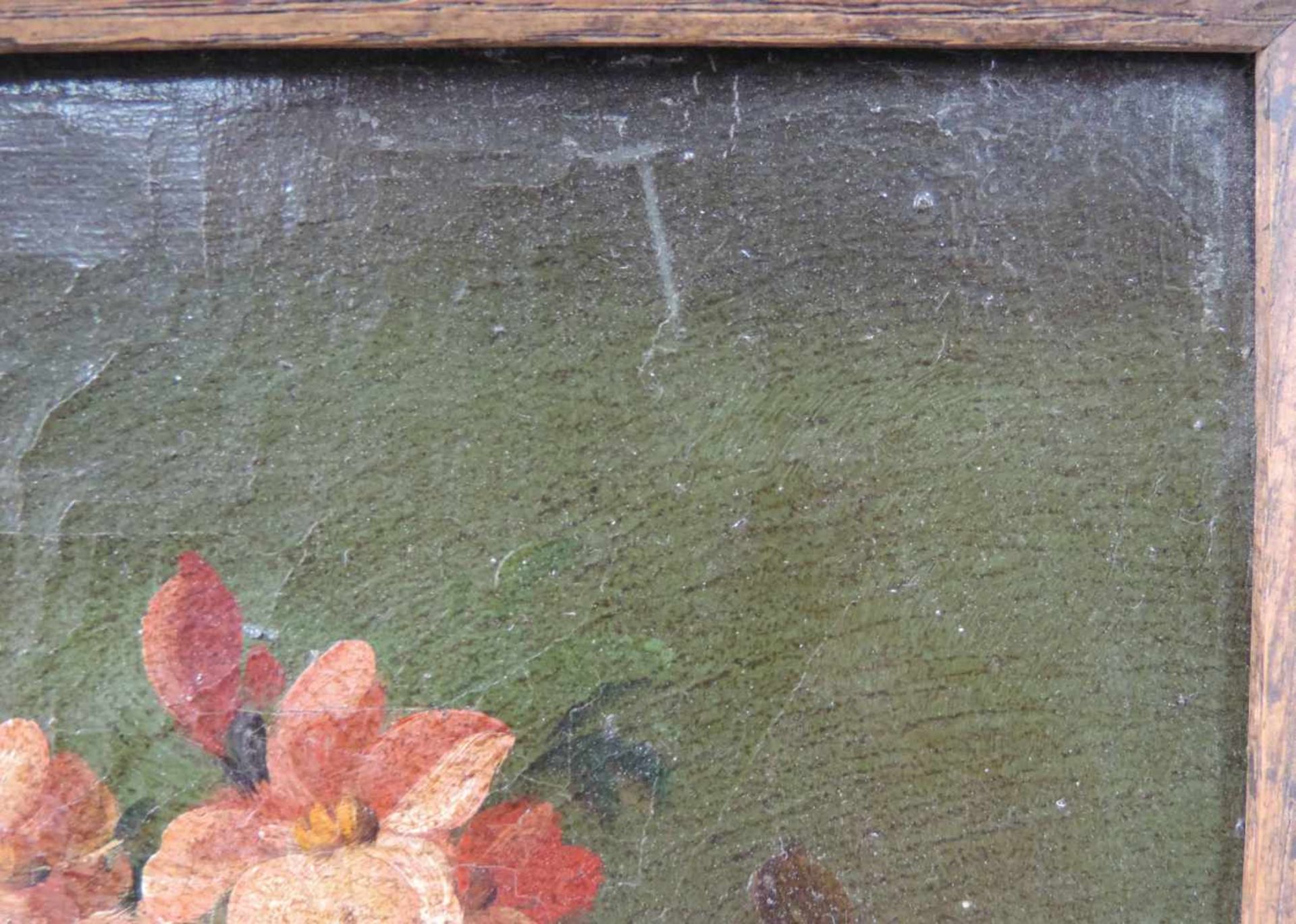 UNSIGNIERT (XIX). Ein Paar Früchtestillleben. 25 cm x 30 cm. Gemälde. Öl auf Leinwand. UNSIGNED ( - Bild 3 aus 6