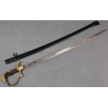 Schwert, 18. / 19. Jahrhundert. 90 cm. U.a. restauriert. Sword, 18th / 19th century. 90 cm. Among