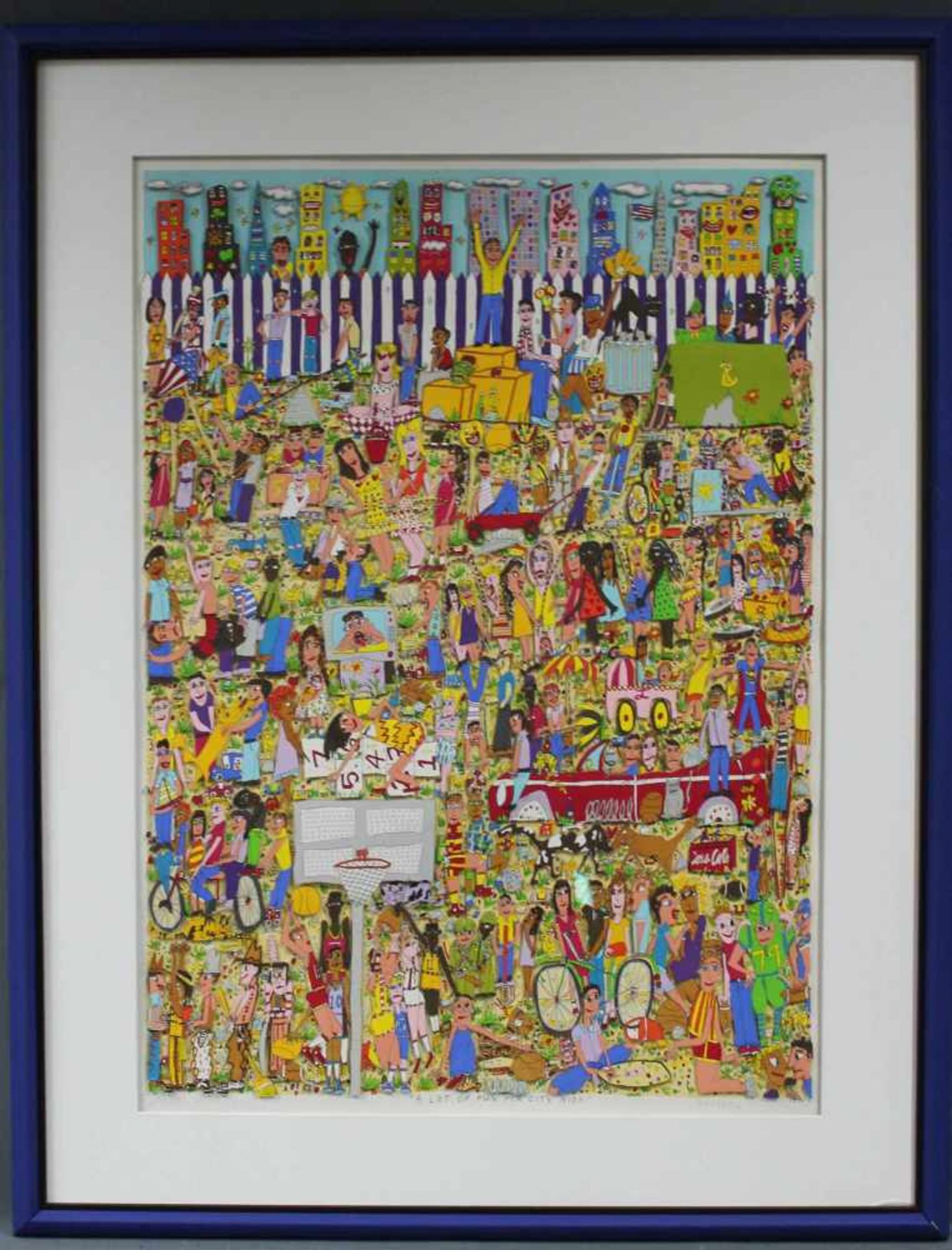 JAMES RIZZI (1950 - 2011). "a lot of fun for city kids" 93 cm x 66 cm. Multiple, Druck in den - Bild 5 aus 5