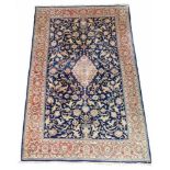 Saruk Perserteppich. Iran. 329 cm x 215 cm. Orientteppich, handgeknüpft. Wolle auf Baumwolle.