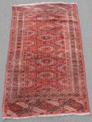 Turkoman Perserteppich. Iran. Alt, um 1950. 176 cm x 108 cm. Orientteppich, handgeknüpft. Wolle