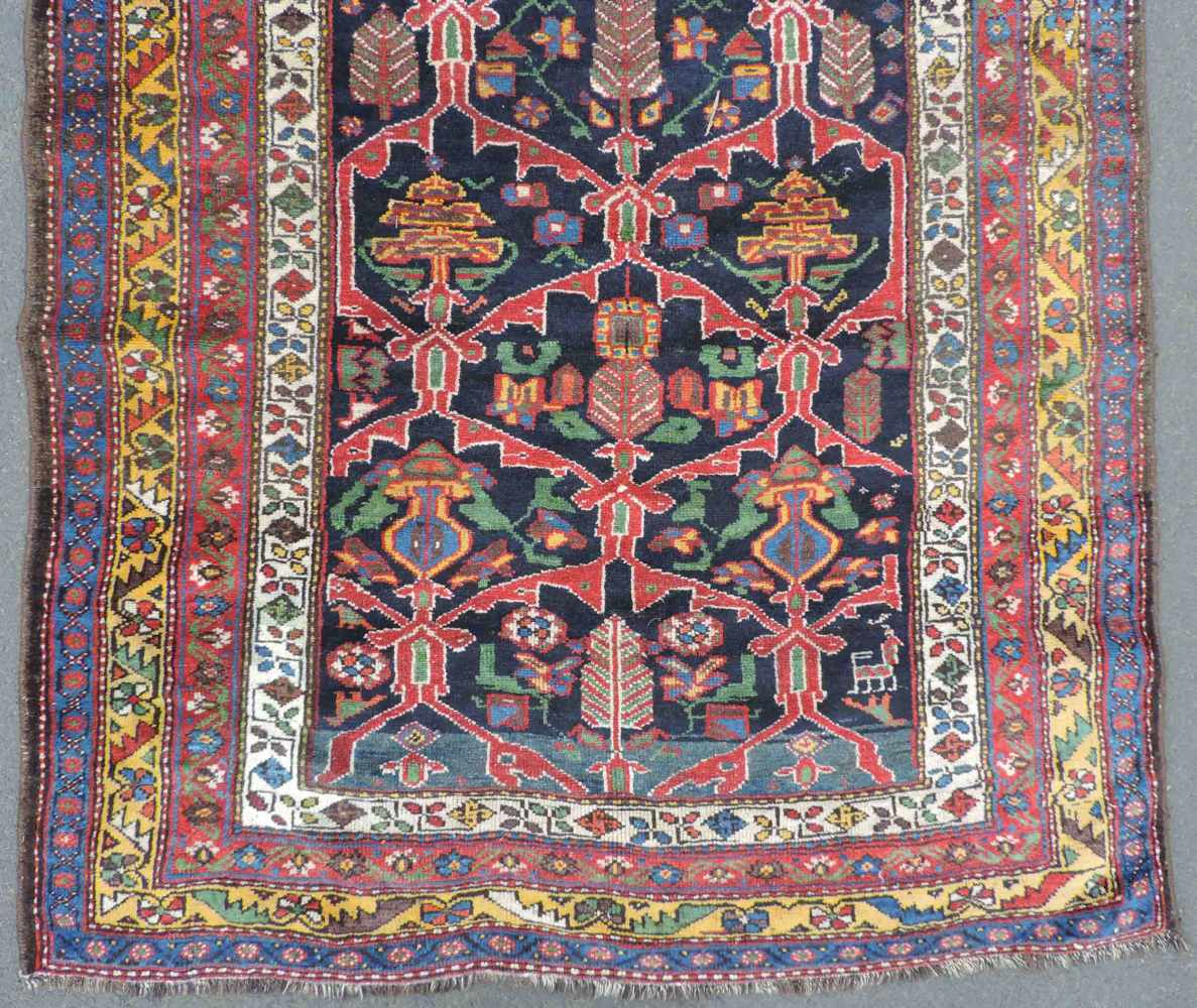 Luri Bachtiari Kelly. Perserteppich. Iran, antik, spätes 19. Jahrhundert. 290 cm x 129 cm. Wolle auf - Image 2 of 6
