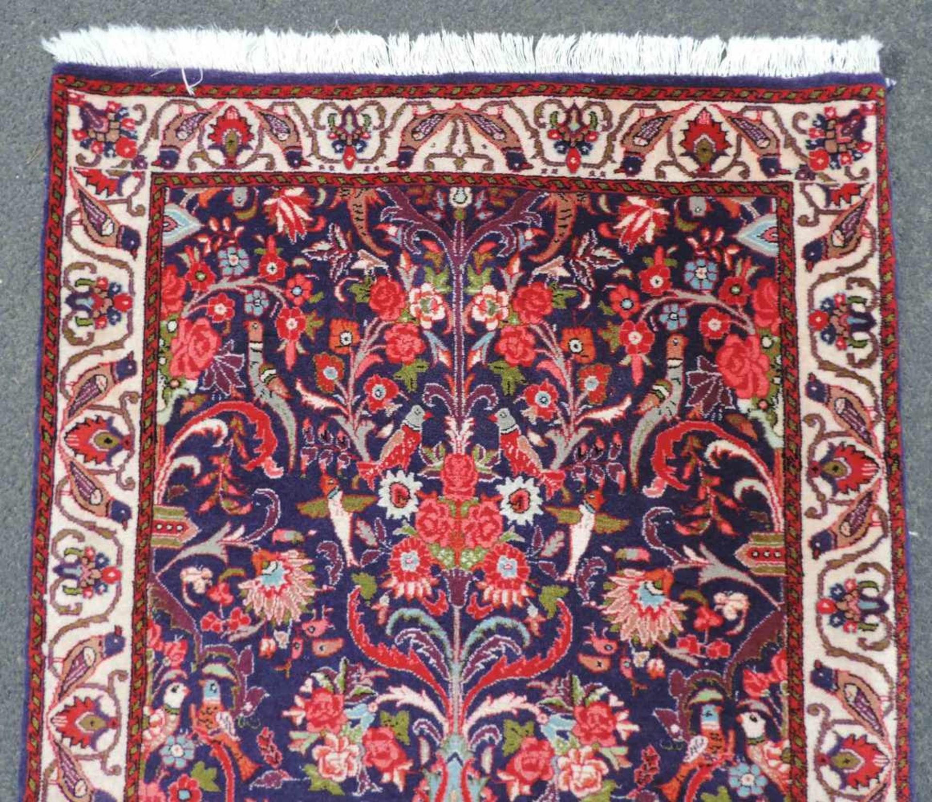 Saruk Läufer Perserteppich. Iran. Feine Knüpfung. 407 cm x 91 cm. Handgeknüpft. Wolle auf Baumwolle. - Bild 4 aus 6