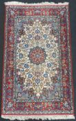 Isfahan Perserteppich. Iran. Sehr feine Knüpfung. 178 cm x 110 cm. Orientteppich, handgeknüpft.