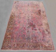 US - Saruk Perserteppich. Iran, alt um 1900. 570 cm x 370. Orientteppich. Handgeknüpft. Wolle auf