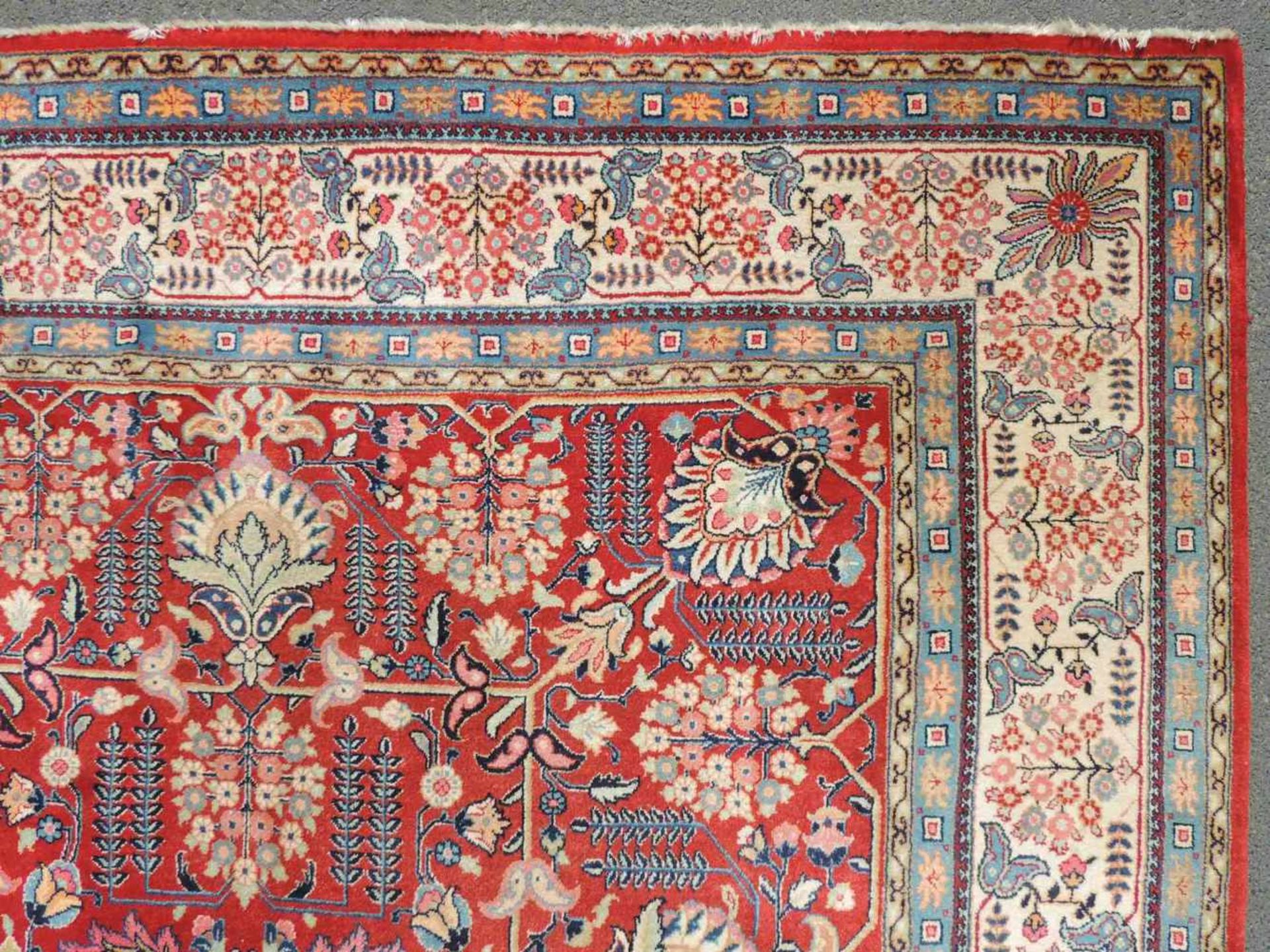 Saruk Perserteppich. Iran. 325 cm x 220 cm. Orientteppich. handgeknüpft. Wolle auf Baumwolle. - Bild 7 aus 9