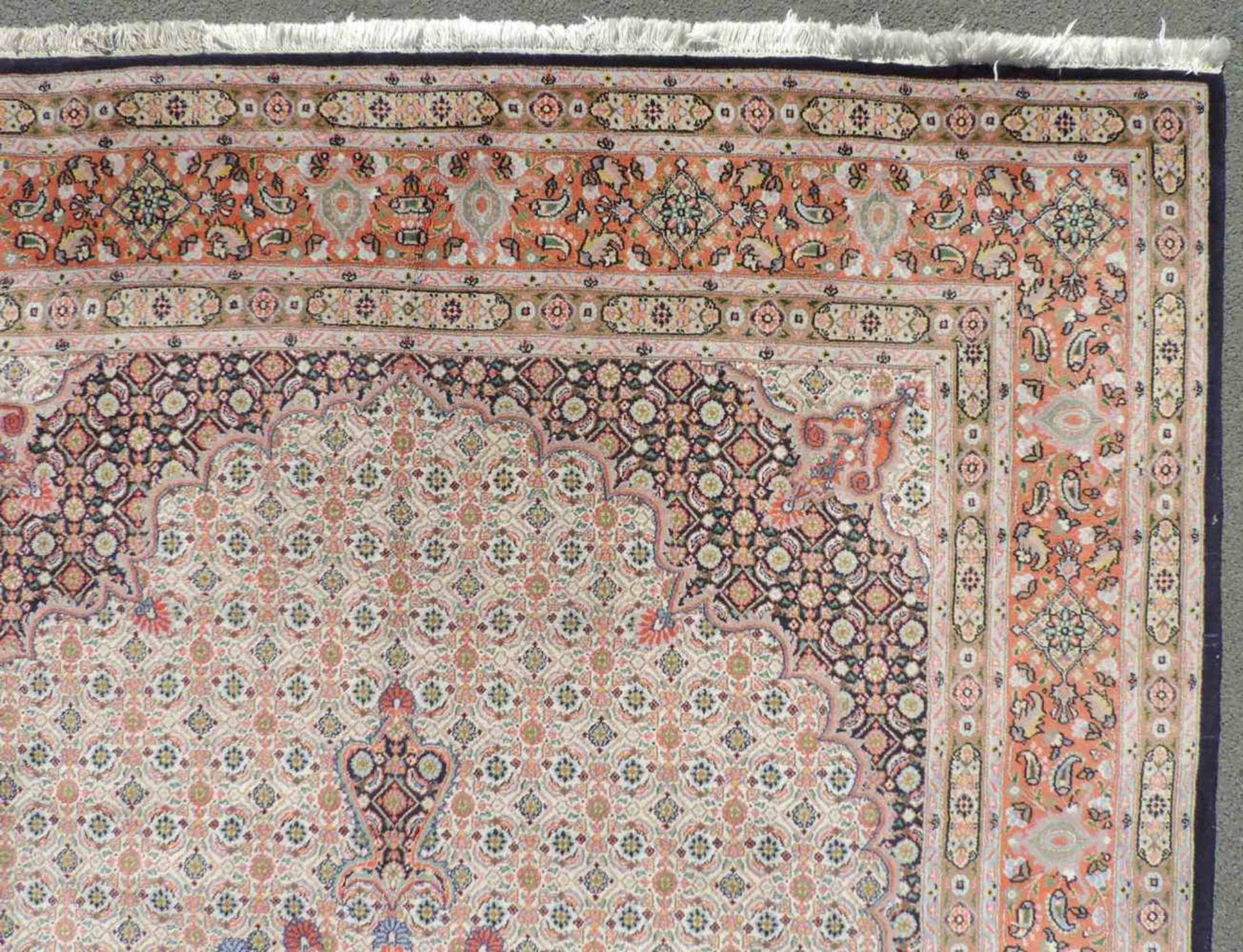 Mud, Perserteppich, Iran, feine Knüpfung. 302 cm x 205 cm. Orientteppich. Handgeknüpft. Wolle auf - Bild 9 aus 10