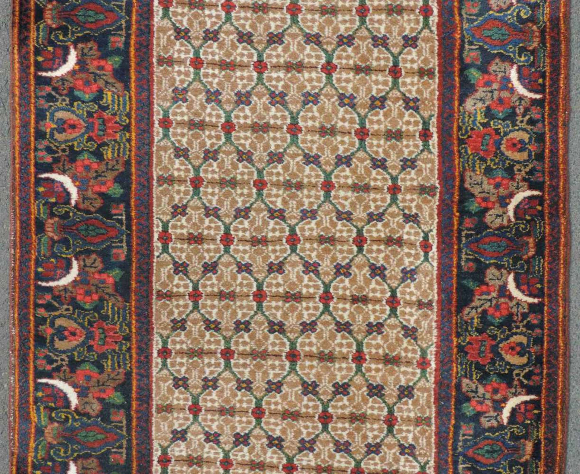 Koljai Perserteppich. Iran. Galerie. 528 cm x 103 cm. Orientteppich. Handgeknüpft. Wolle auf - Bild 5 aus 7