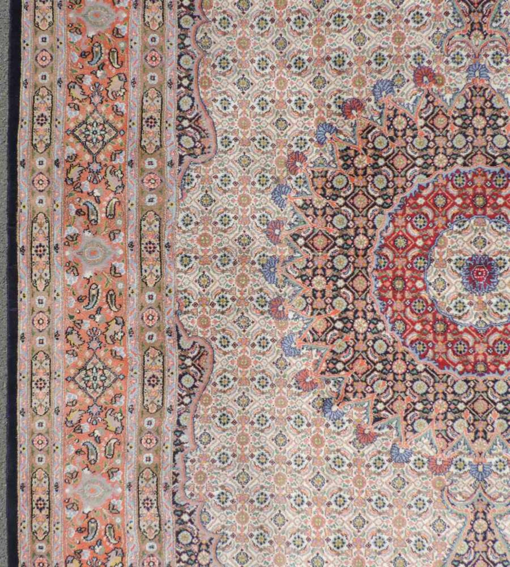 Mud, Perserteppich, Iran, feine Knüpfung. 302 cm x 205 cm. Orientteppich. Handgeknüpft. Wolle auf - Bild 5 aus 10