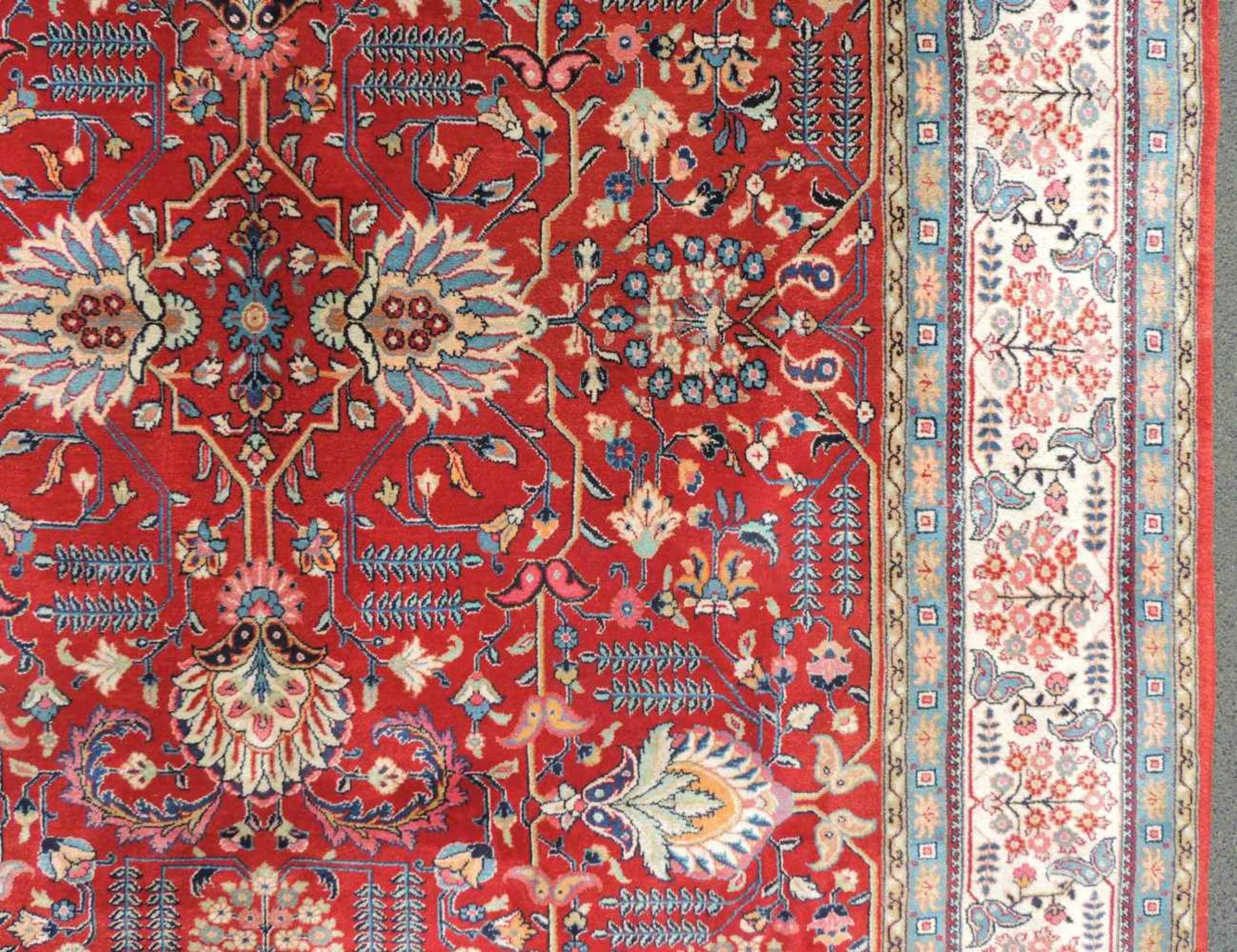 Saruk Perserteppich. Iran. 325 cm x 220 cm. Orientteppich. handgeknüpft. Wolle auf Baumwolle. - Bild 5 aus 9