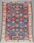 Bachtiar Perserteppich. Iran, alt um 1930. 186 cm x 130 cm. Orientteppich. Handgeknüpft. Wolle auf