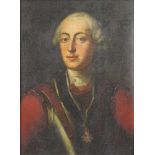 UNSIGNIERT (18. Jahrhundert). Portrait des Kurfürsten Maximilian Joseph III. von Bayern. 65 cm x