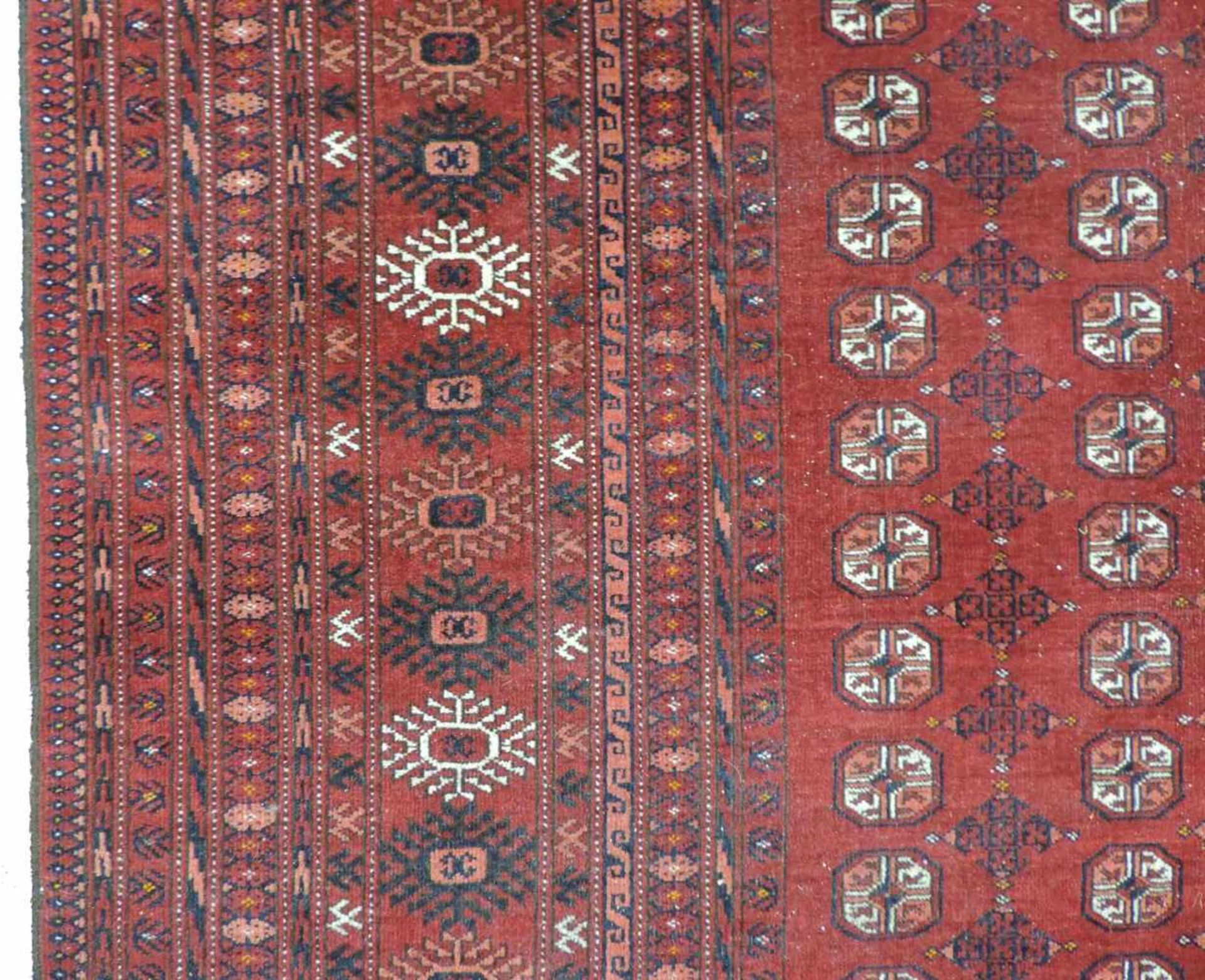 Daulatabad, Afghanistan. Alt, Mitte 20. Jahrhundert. 312 cm x 210 cm. Orientteppich. Handgeknüpft. - Bild 4 aus 9