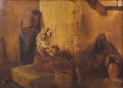 Alfred T. BASTIEN (1873 - 1955). "Viaggo di Campo". 50 cm x 74 cm. Gemälde, Öl auf Leinwand. Links