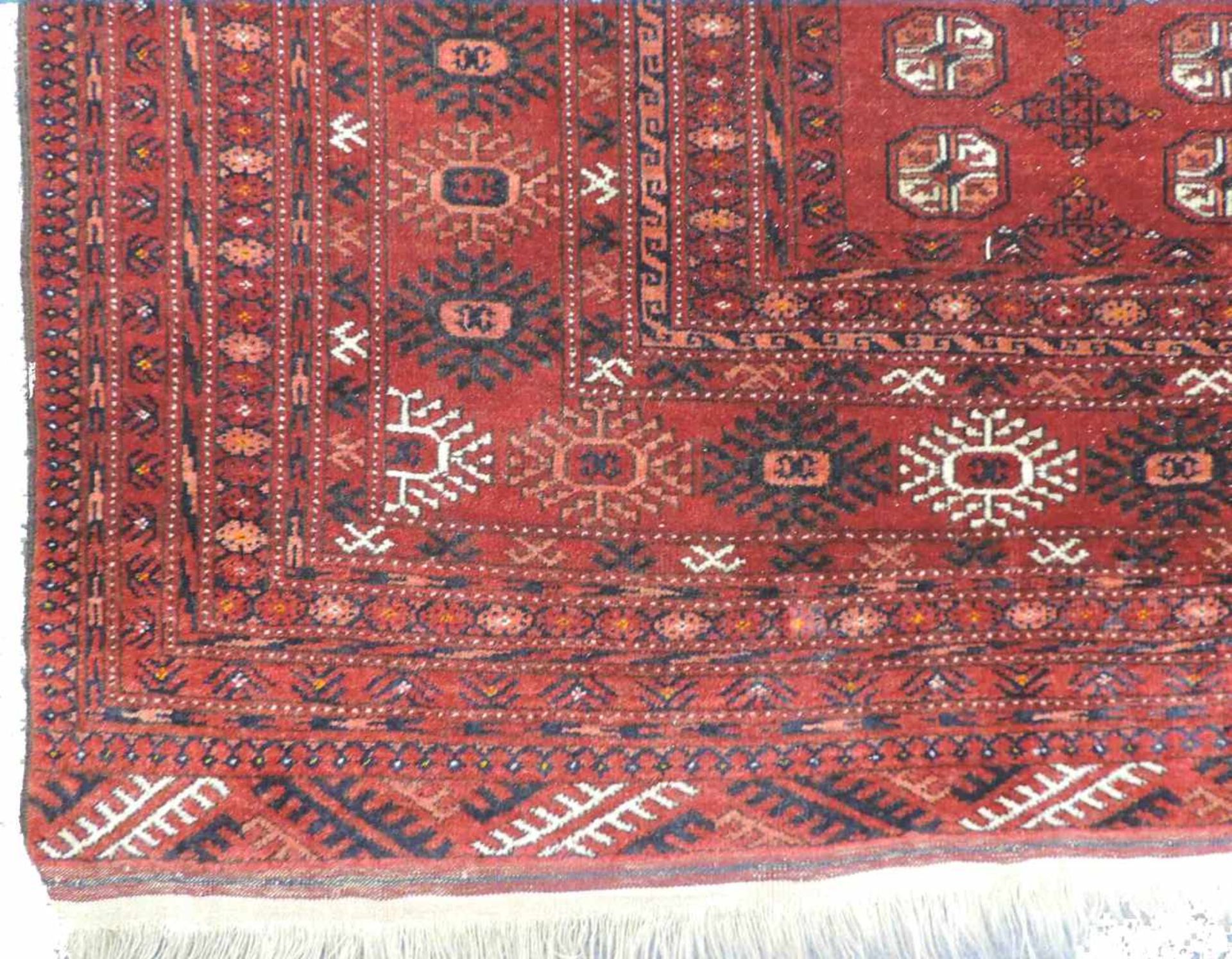 Daulatabad, Afghanistan. Alt, Mitte 20. Jahrhundert. 312 cm x 210 cm. Orientteppich. Handgeknüpft. - Bild 2 aus 9