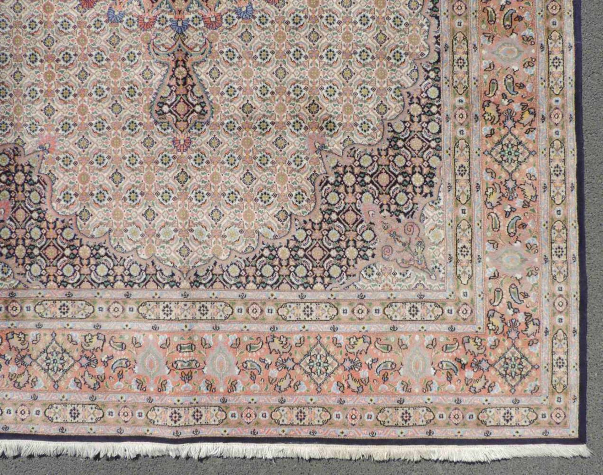 Mud, Perserteppich, Iran, feine Knüpfung. 302 cm x 205 cm. Orientteppich. Handgeknüpft. Wolle auf - Bild 4 aus 10