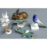 6 Porzellanfiguren. Auch ENS und Rosenthal. 6 porcelain figurines. Also ENS and Rosenthal.