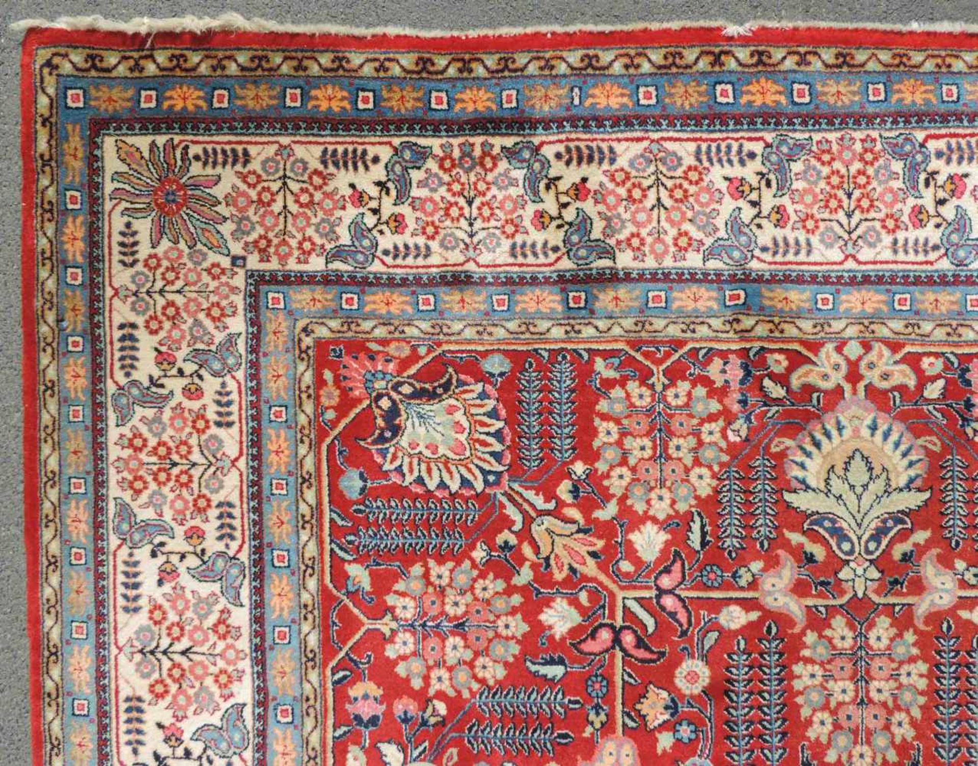 Saruk Perserteppich. Iran. 325 cm x 220 cm. Orientteppich. handgeknüpft. Wolle auf Baumwolle. - Bild 6 aus 9