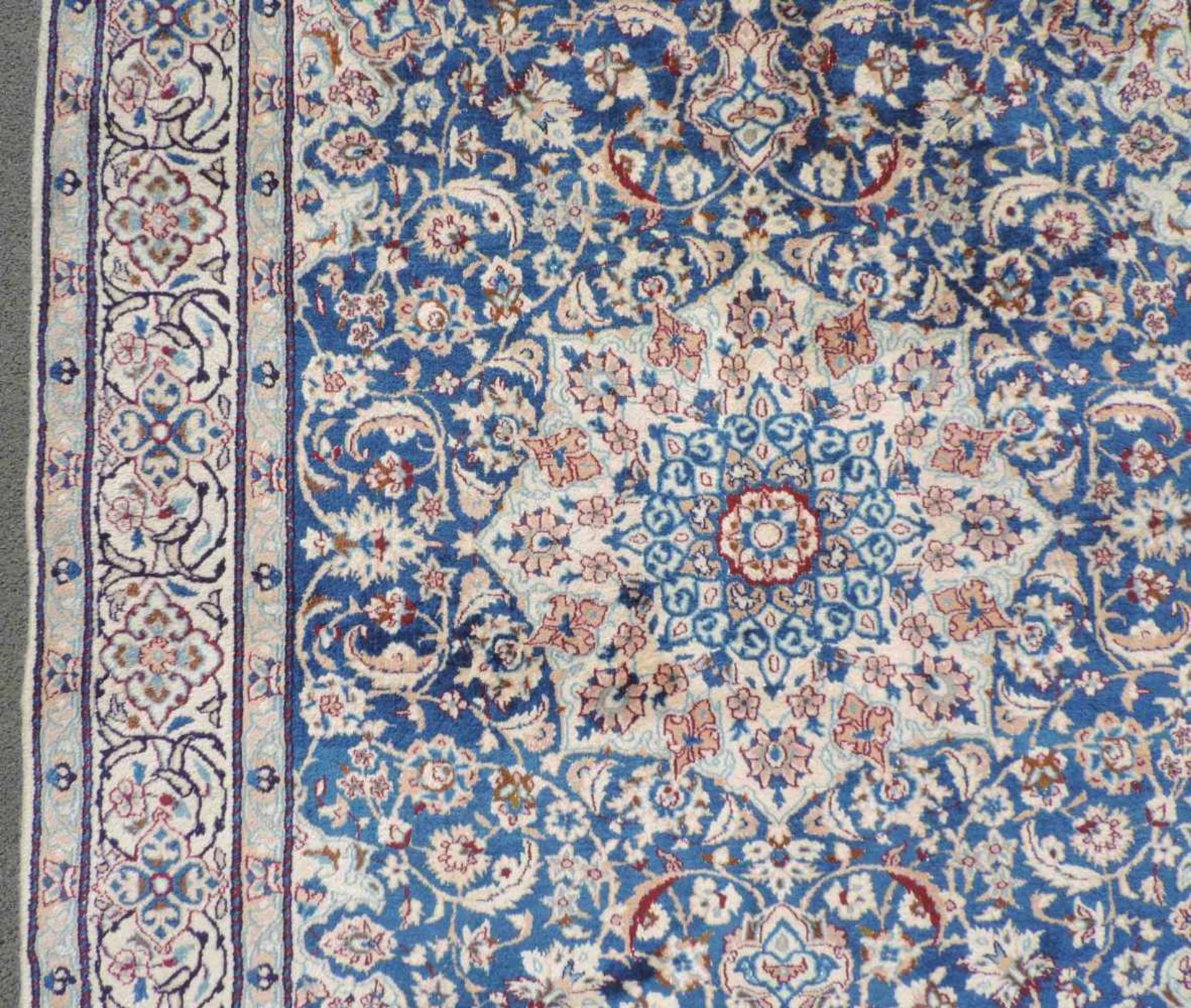 Nain, Perserteppich, Iran. Feine Knüpfung. 304 cm x 207 cm. Orientteppich. Handgeknüpft. Wolle auf - Bild 4 aus 9